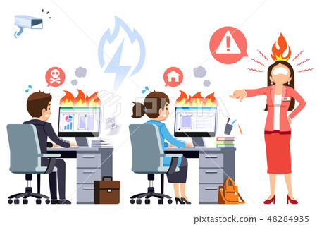 Overtime by strict supervisors. Overtime by strict supervisors. 48284935