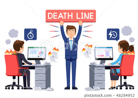 Employees with low performance. Employees with low performance. 48284952