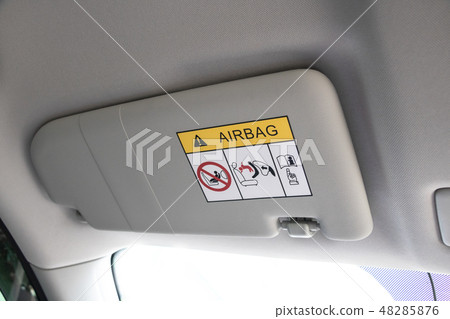 Warning about the operation of the airbag Warning about the operation of the airbag 48285876