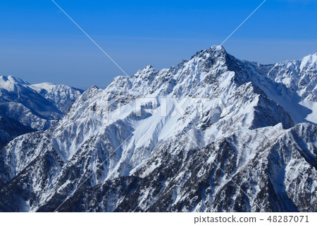 From the Hodaka mountain peak of Kagakuin 48287071