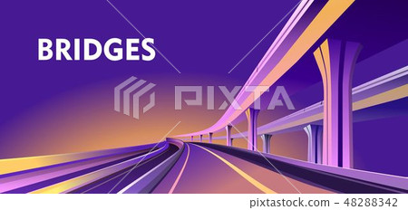 overpass viaduct bridge overpass viaduct bridge 48288342