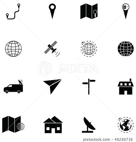 map icon set map icon set 48288716