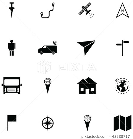 map icon set map icon set 48288717