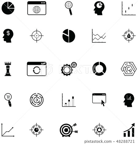 marketing icon set marketing icon set 48288721