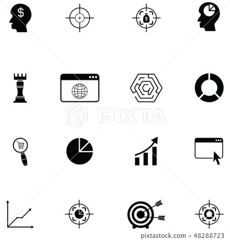 marketing icon set 48288723