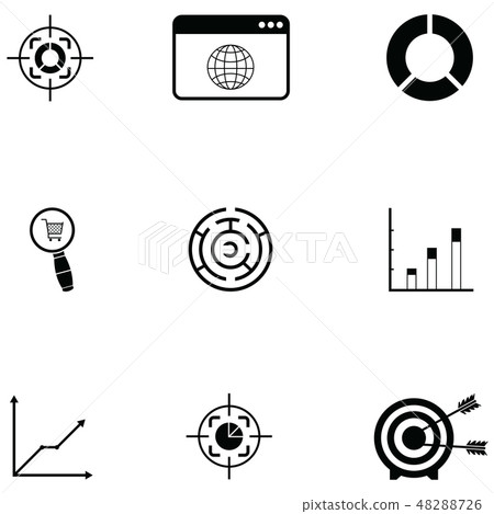 marketing icon set 48288726