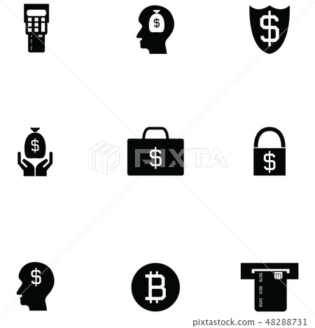 money icon set 48288731