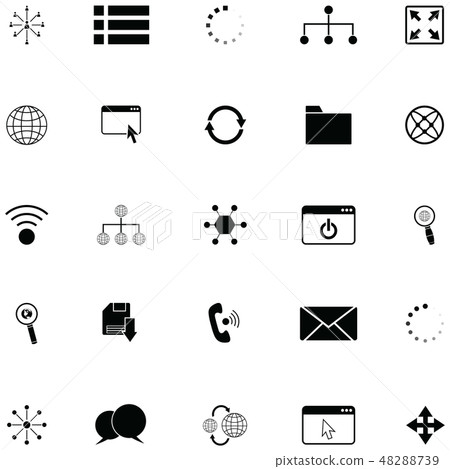 network icon set network icon set 48288739