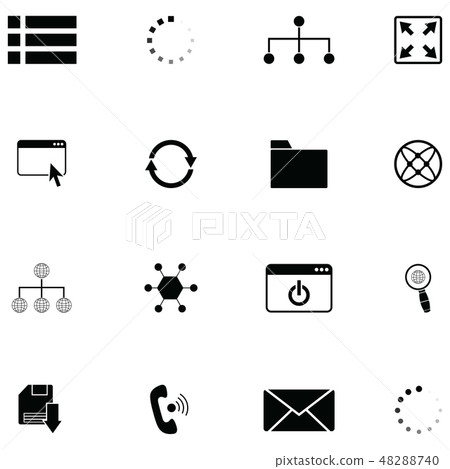 network icon set network icon set 48288740