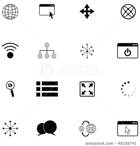 network icon set 48288741