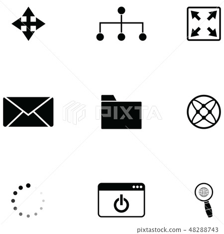 network icon set network icon set 48288743