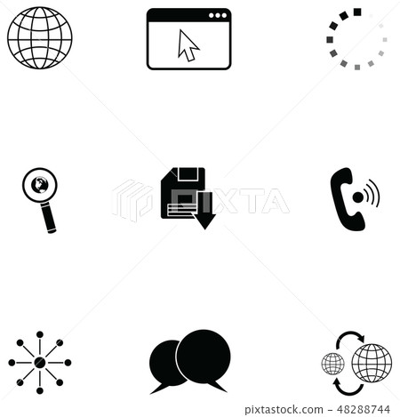 network icon set network icon set 48288744