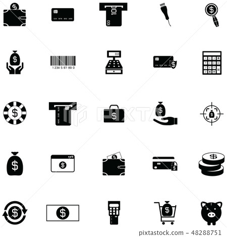 payments icon set payments icon set 48288751