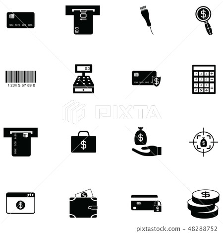 payments icon set payments icon set 48288752