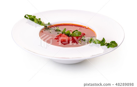 Red borsch, Ukrainian cuisine Red borsch, Ukrainian cuisine 48289898