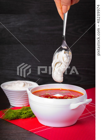 red borsch, ukrainian cuisine red borsch, ukrainian cuisine 48289974
