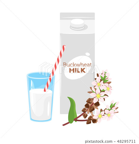 milk icon on white background milk icon on white background 48295711