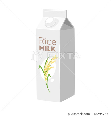 milk icon on white background milk icon on white background 48295763