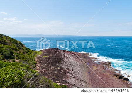 View over the rocky coastline, Australia View over the rocky coastline, Australia 48295768