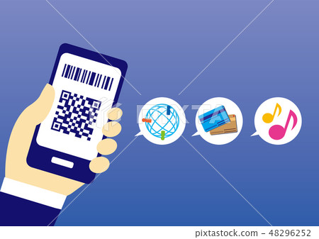 智能手機的無錢簡單的例證 48296252