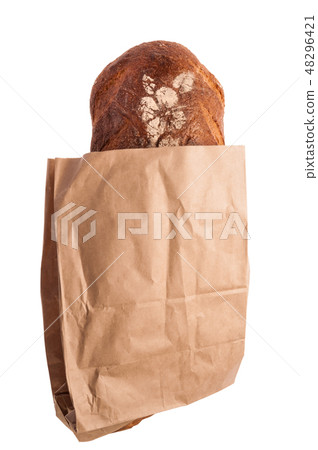 fig bread in paper bag fig bread in paper bag 48296421