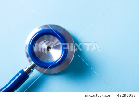 Healthcare concept on blue Healthcare concept on blue 48296955