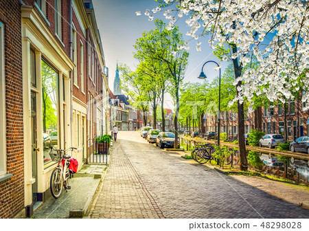 Delft old town in Holland 48298028
