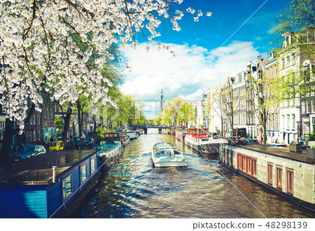 Houses of Amstardam, Netherlands 48298139