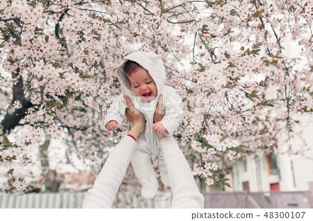 Portrait of happy joyful child Portrait of happy joyful child 48300107