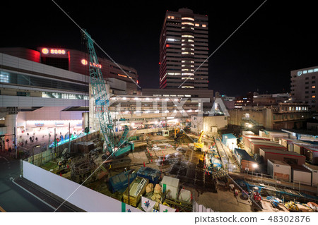 Chiba city scenery of Japan "Improvement of Chiba Station · Rebuild station building etc." Chiba city scenery of Japan "Improvement of Chiba Station · Rebuild station building etc." 48302876