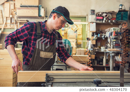 Carpenter planed wooden block Carpenter planed wooden block 48304170