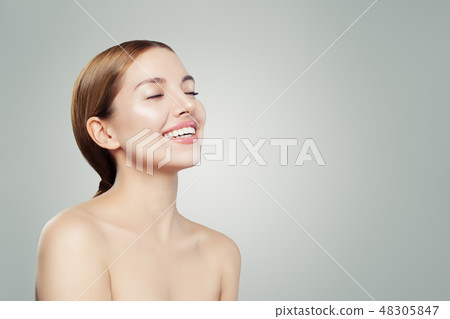 Young woman enjoying and relaxing 48305847
