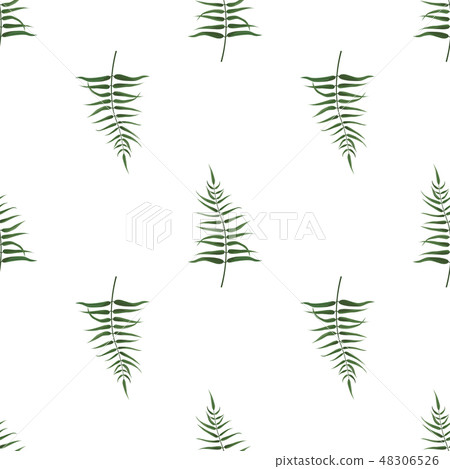 Seamless leaves pattern. Design for banner, poster, card, cover, invitation, placard brochure or 48306526