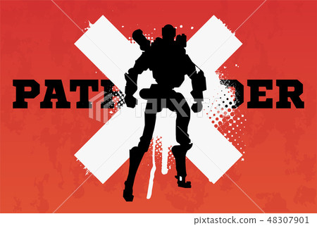 Robot pathfinder(Silhouette) 48307901