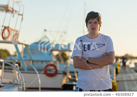 Young man at summer Young man at summer 48308927