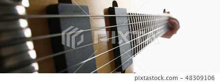 Classic shape wooden electric guitar with rosewood neck Classic shape wooden electric guitar with rosewood neck 48309106
