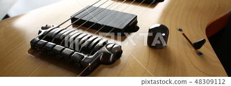 Classic shape wooden electric guitar with rosewood neck 48309112