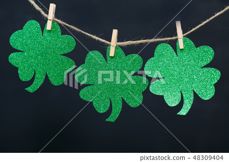 St. Patrick's Day theme with decorations St. Patrick's Day theme with decorations 48309404