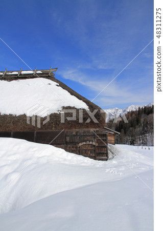 Shinshu Otari村春天等待Chikoku Highway牛肉便宜的住宿 48311275