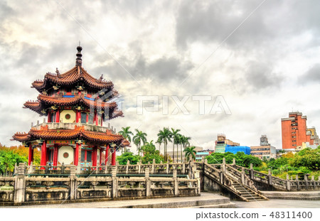 Pavilion at the 228 Peace Memorial Park in Taipei, Taiwan Pavilion at the 228 Peace Memorial Park in Taipei, Taiwan 48311400