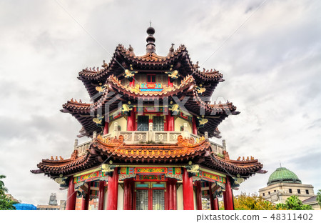 Pavilion at the 228 Peace Memorial Park in Taipei, Taiwan Pavilion at the 228 Peace Memorial Park in Taipei, Taiwan 48311402