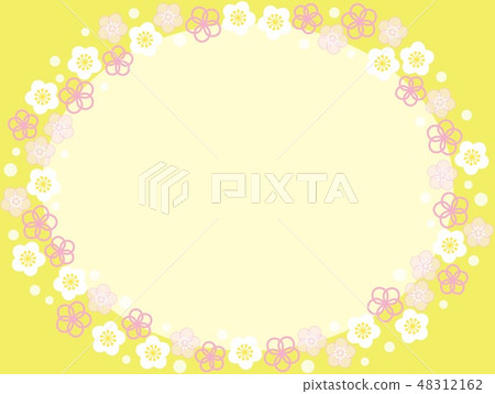 Plum Frame - Stock Illustration [48312162] - PIXTA