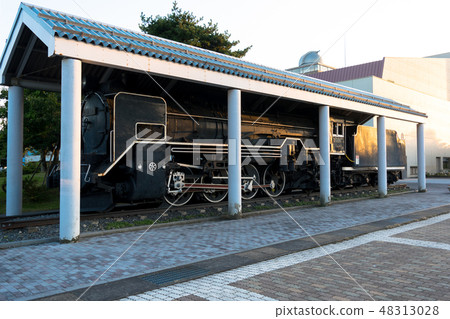 D51 - 663 steam locomotive stored in Towada citizen cultural center 48313028