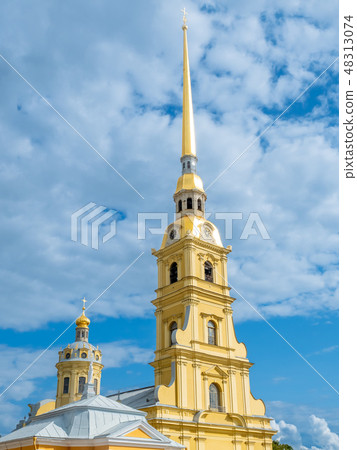 Bell tower of St. Peter&Paul cathedral, Russia Bell tower of St. Peter&Paul cathedral, Russia 48313074
