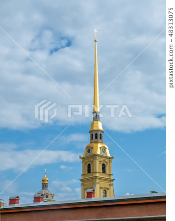 Bell tower of St. Peter&Paul cathedral, Russia Bell tower of St. Peter&Paul cathedral, Russia 48313075