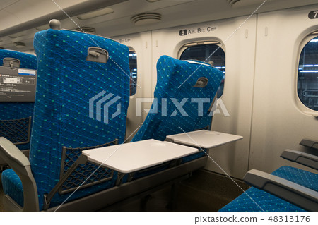 Normal car seats, seat layout of the Tokaido Sanyo Shinkansen N 700 A 48313176