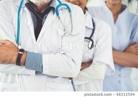 Healthcare people group working in hospital. 48313504