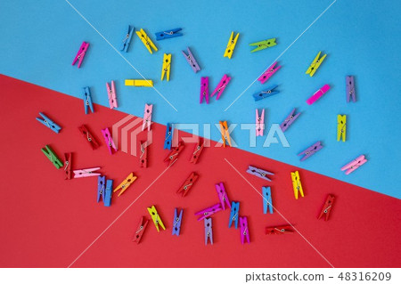Color decorative clothespins Color decorative clothespins 48316209
