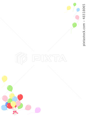 Many balloon frames 48318065