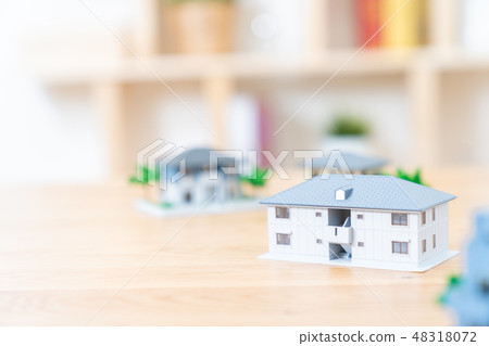 Home Mortgage Real Estate Image Miniature Model Manufacturer 48318072